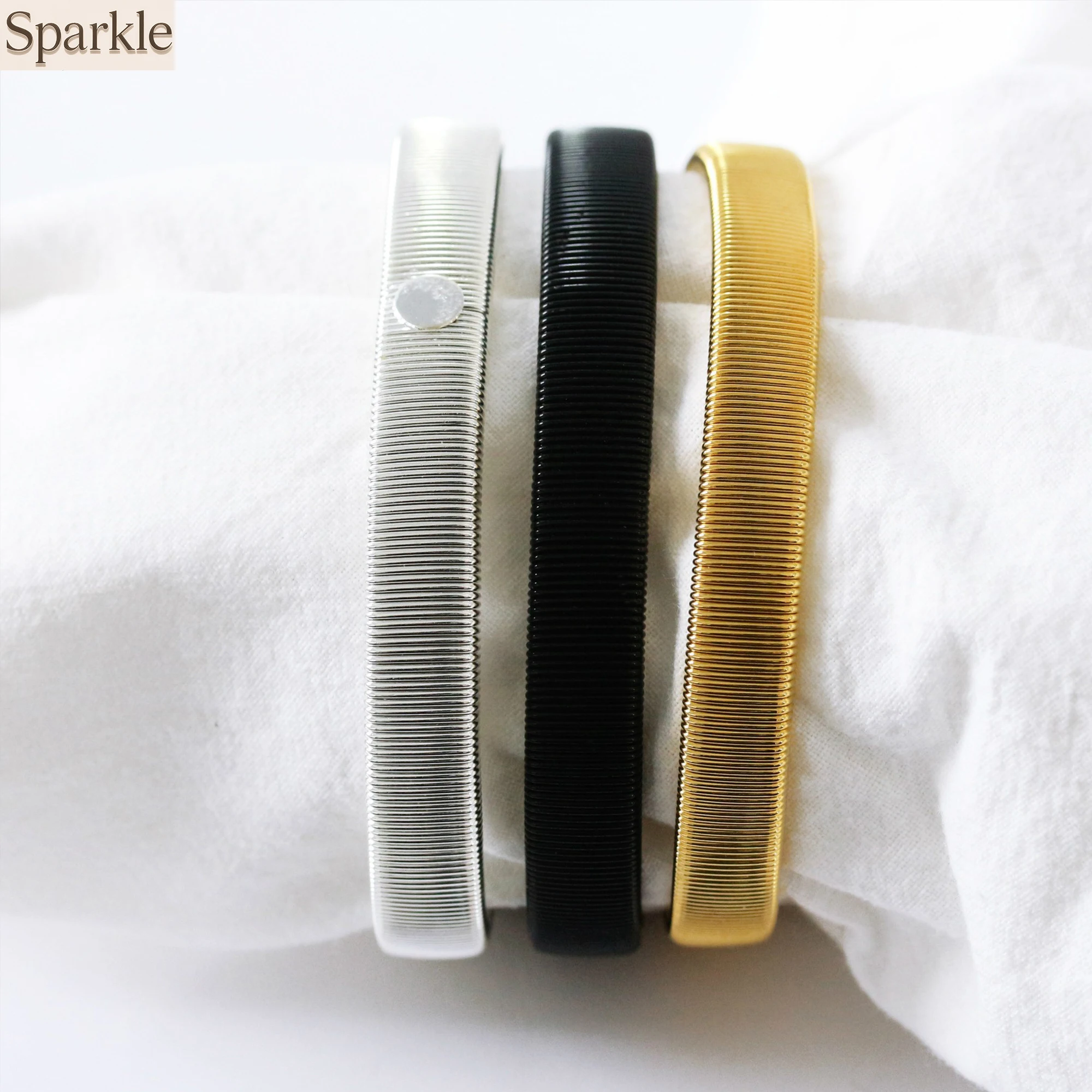 1/3PC Men Elasticated Arm Band Unisex Elasticated Shirt Sleeve Holder Stretchy Elastic Metal Sleeve Garters Clothing Accessorie