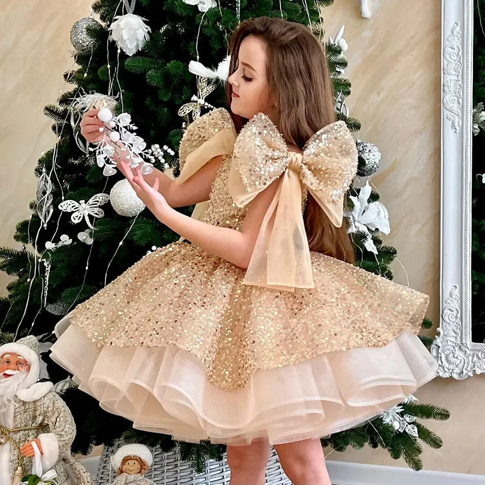 elegant-gold-arab-girl-dress-sequined-off-shoulder-princess-birthday-wedding-party-children-holiday-ball-gown