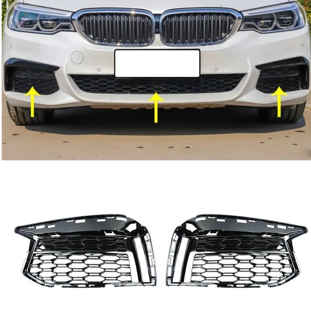 Front bumper grille cover For BMW 5 Series G30 G38 2018 2019 2020 Sports version