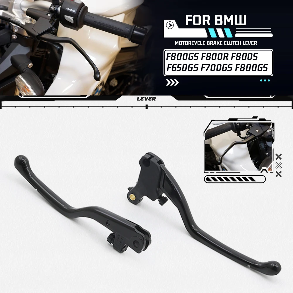 Per BMW Per BMW F650GS F700GS F800GS ADV F800GT F800R F800S Moto Leva Freno Leva Frizione Maniglie di Controllo Regolabili