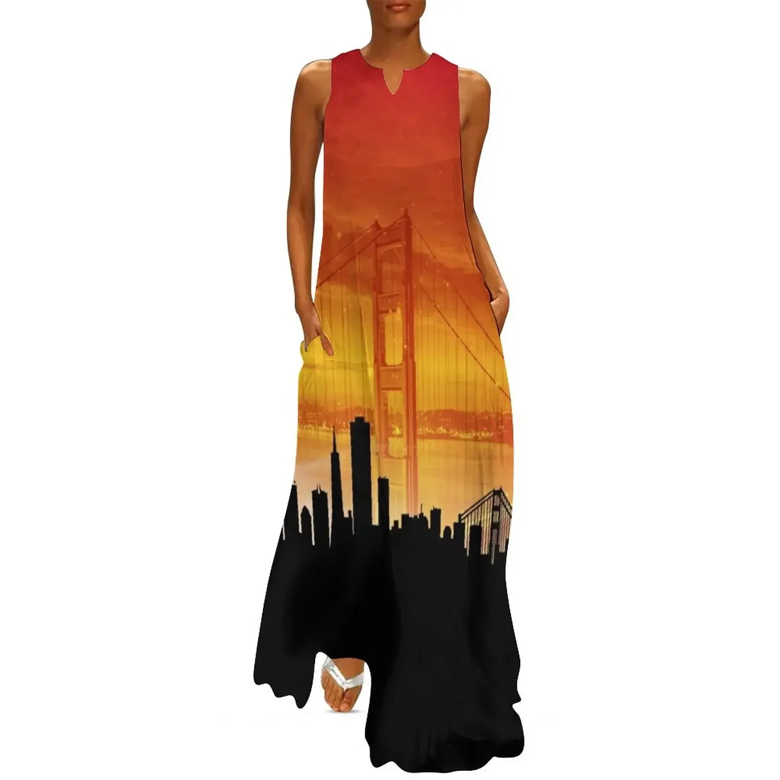 

San Francisco Long Dress dresses for woman Beachwear party dresses women elegant evening dresses for women 2025 Dress