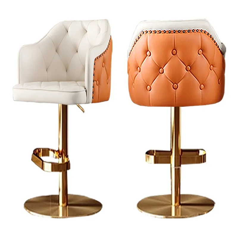 

vbSet of 2 Swivel Bar Stools with Adjustable Height and Comfort Footrest - 2PC/SET for Kitchen Island & Dining Room Counter*