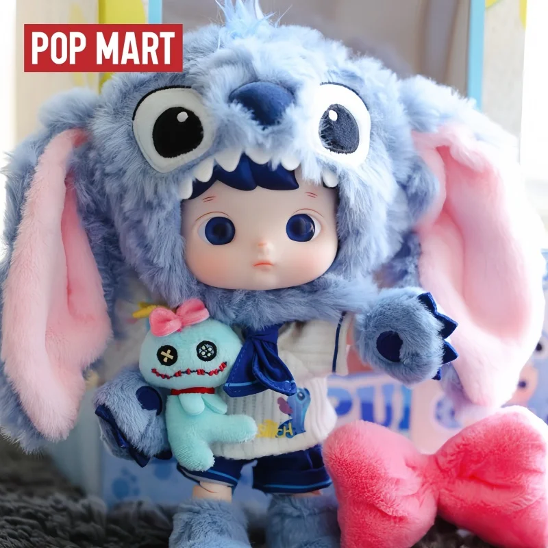 

Hot Selling Genuine In Stock Popmart Haipupu Stitch 18 Movable Doll Bjd Cute Toy Blind Box Collection Ornament Decoration Gifts