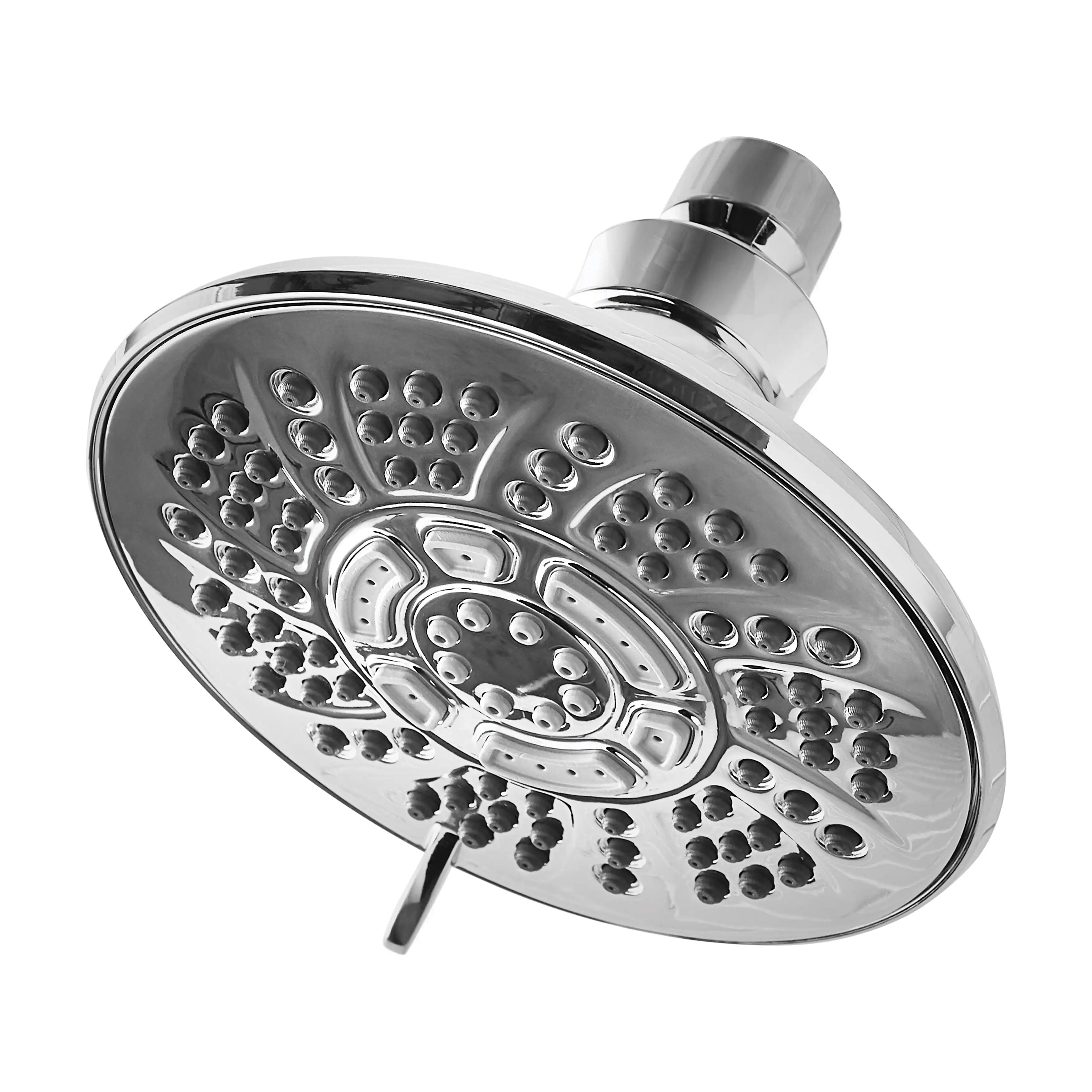 

6-Setting Large Chrome Shower Head, 5.8" Face with Rub-Clean Nozzles Shower heads come in a variety of styles and innovations