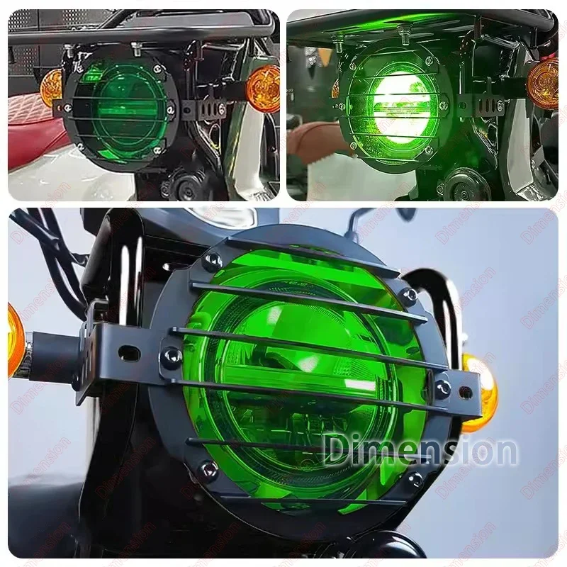 Vintage Headlight Cover For Honda Cross Cub CC110 JA60 JA45 AA06 Aluminum Alloy Head Lamp Brackets Motorcycle Accessories Parts