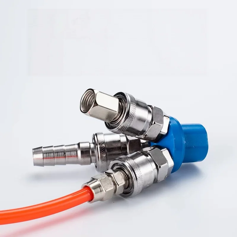 1Pcs C‑Type Pneumatic Quick Connector Male & Female 1/4