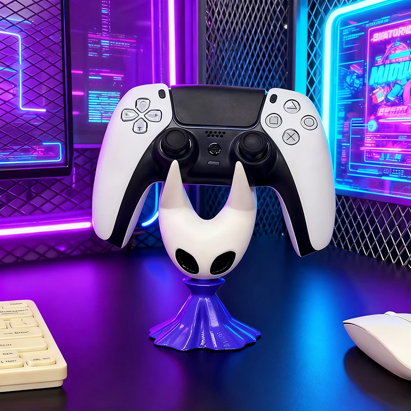 Hollow Knight Hornet Resin Controller & Phone Stand Universal Holder for Ps5 Xbox Switch Gaming Room Desktop Aesthetic Decor