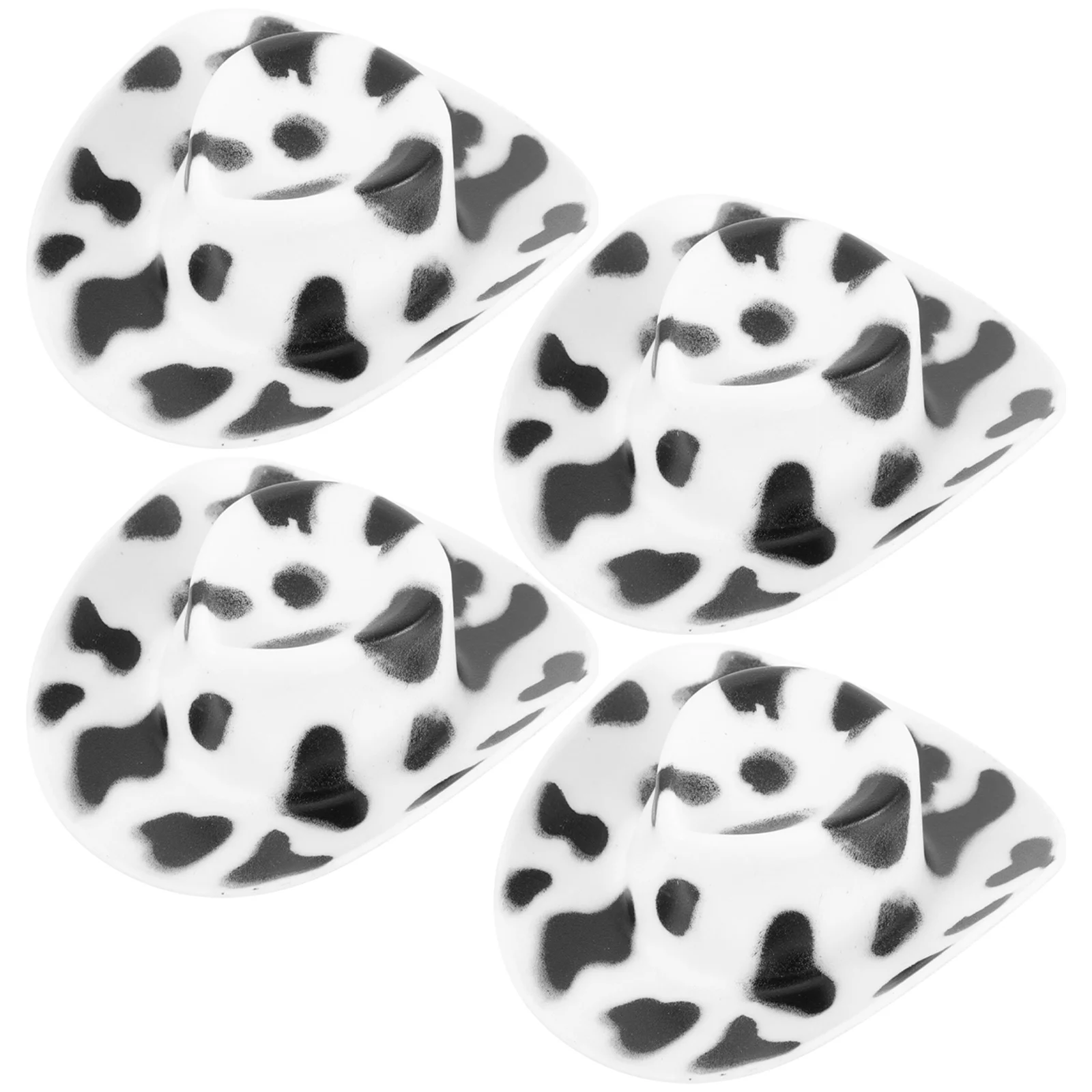 30 قطعة قبعات رعاة البقر الصغيرة البقرة طباعة القبعات الصغيرة الغربية لكعكة كب كيك الديكور الحرف قبعة صغيرة السائبة راعية البقر اكسسوارات