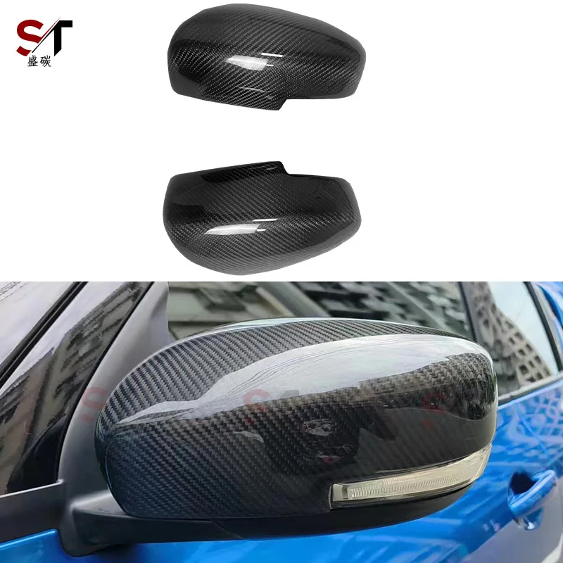 

Подходит для Suzuki Swift, корпус зеркала из углеродного волокна Swift ZC33S, полупакет, корпус зеркала заднего вида, модификация корпуса зеркала