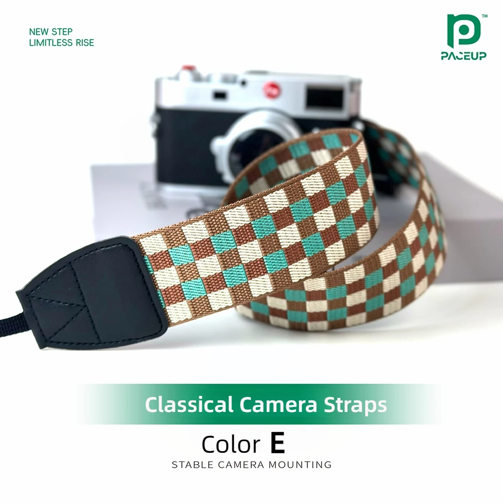 Universal Vintage Camera Neck Straps Widen Shoulder Sling for Canon EOS R50 V RP R8 R6 R5 Mark II Nikon D3400 SLR Accessories
