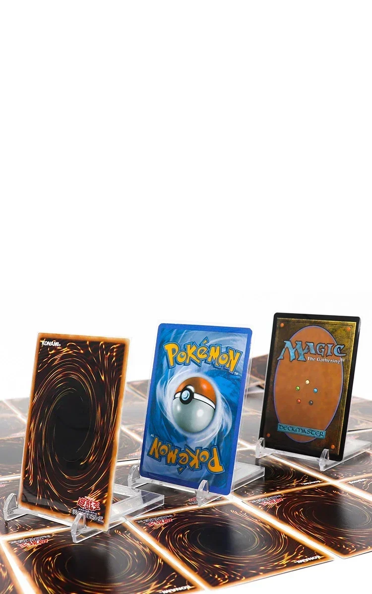 100 Stück 66x91mm Matte Standardgröße Kartenhüllen TCG Sammelkarten-Schutz für Tarot-Schutz, Brettspiele, Magische Abdeckung PKM – Detail 2