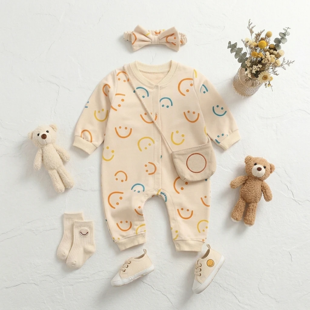 Baby Gear - Macacões de Algodão para Bebês e