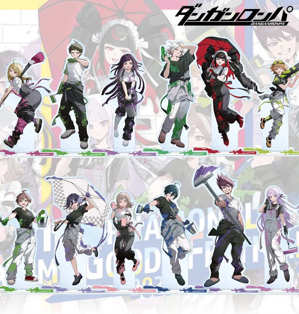 

HOT Anime Danganronpa x Sakusha2 Collaboration Acrylic Standee Limited Edition Painted Style Collectible Figure,Desk Decor
