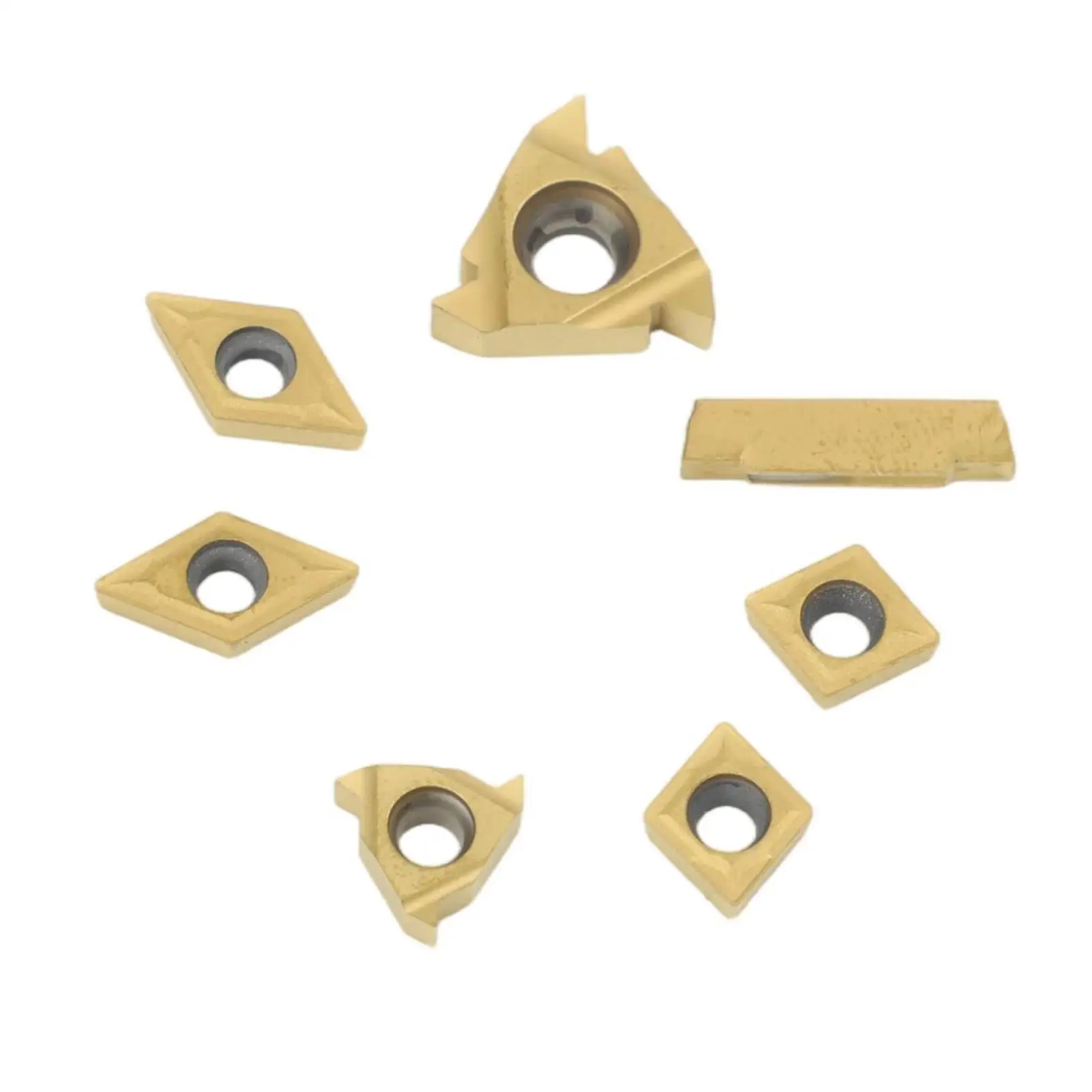 7pcs/set Turning Tool Carbide Inserts CCMT060204 11IR 16ER MGMN200 DCMT070204 For 12mm Shank Lathe Boring Bar Holder