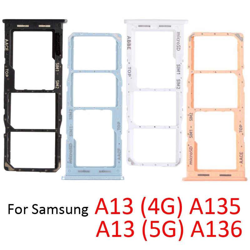 Nowy adapter gniazda karty SIM do telefonu Samsung A13 4G 5G A135 A136 A135F A135M A135U Uchwyt na kartę SD z narzędziami