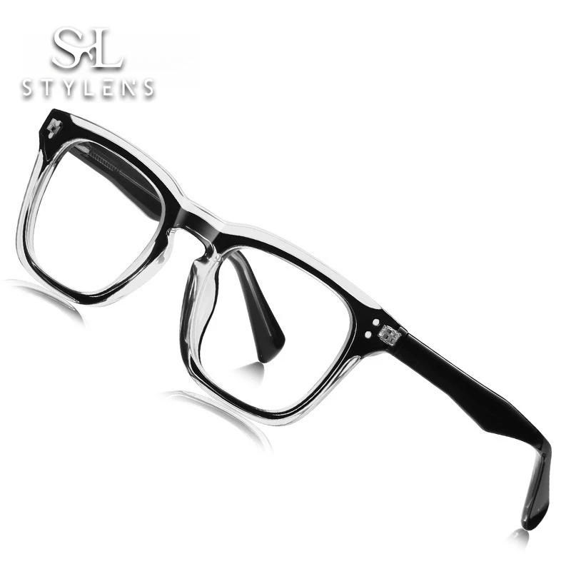 

STYLENS Fashion TR90 Square High Quality Reading Glasses Women Anti Blue Light Eyeglasses Custom Prescription Optical Eyewear