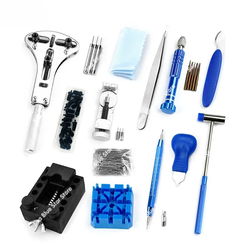 watch repair 185-piece set, disassembly and battery replacement combination   watch repair kit, watch repair tool, tool set,