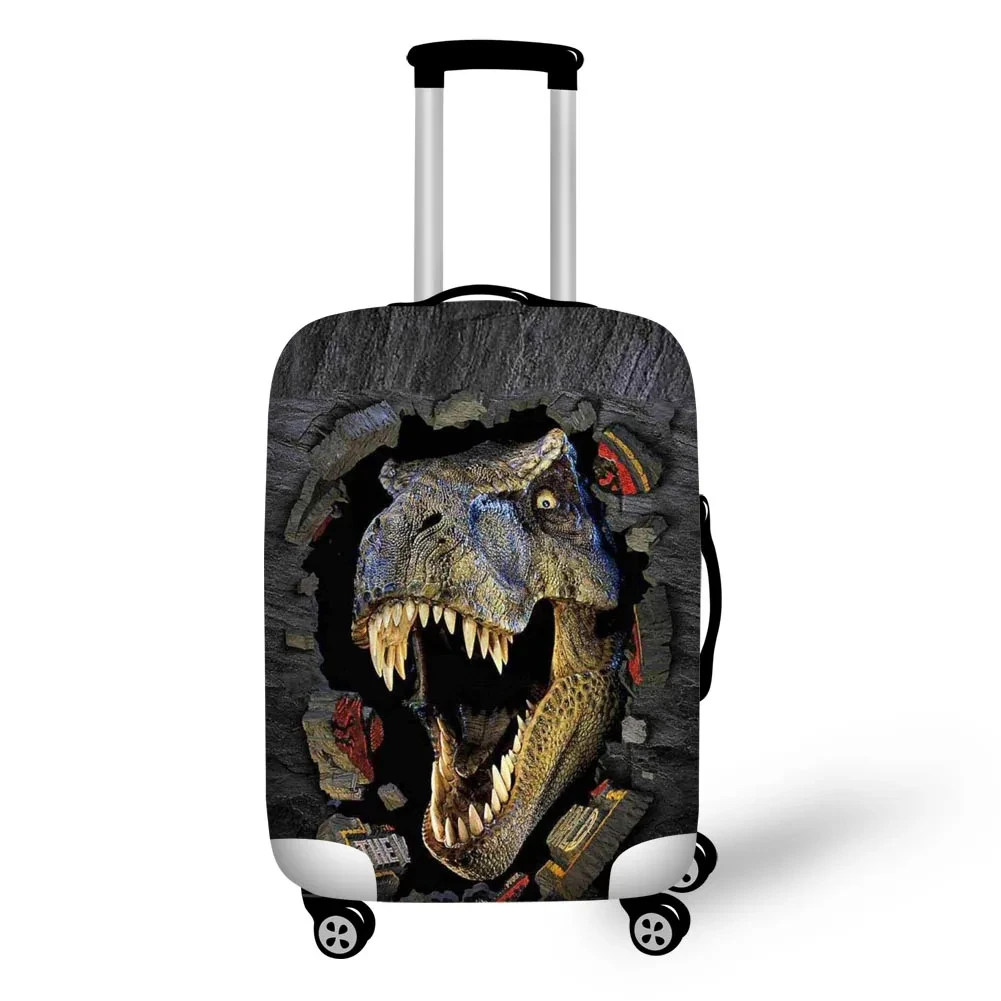 

3D Dinosaur Print 18-32 Inch Travel Suitcase Cover Elastic Waterproof Luggage Protector Dust Covers Baggage Protect Cover