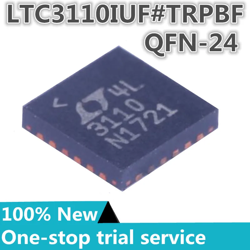 

1-100pcs %New original LTC3110IUF#PBF LTC3110IUF#TRPBF package QFN-24 silk screen 3110 switching regulator chip