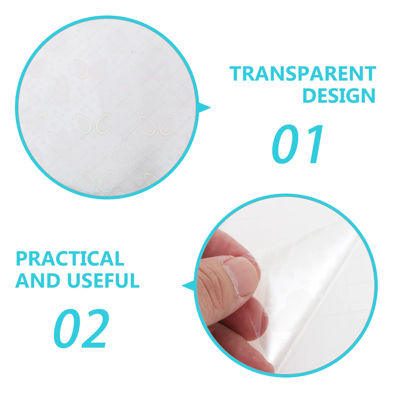 

10 Sheets Protective Film Photo Laminating Card Picture Plastic Films The Pet