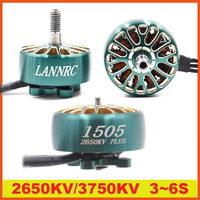 LANNRC 1505 2650KV/3750KV High Quality 3~6S Violent Brushless Motor 3 Inch Cross FPV Multi-rotor Brushless Motor for RC Drone