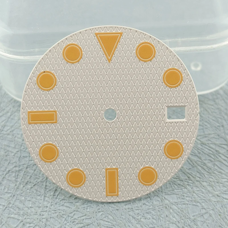 28.5mm sterile texture dial Water wave texture mesh texture suitable for NH35 NH36 mechanical movement watch dial accessories