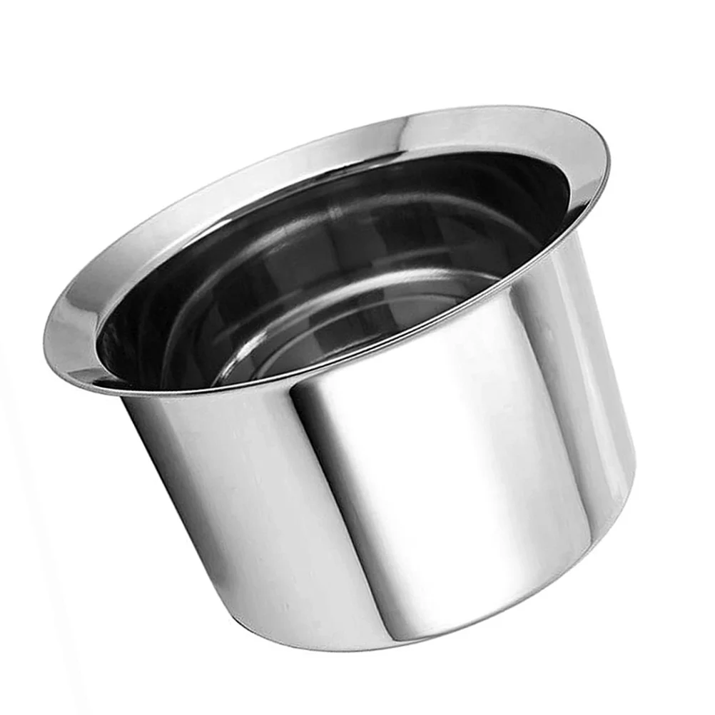 

1pc Stainless Steel Sputum Cup Household Bedpan Portable Bathroom Spittoon For Adults Children Easy Clean Thickened Bedroom