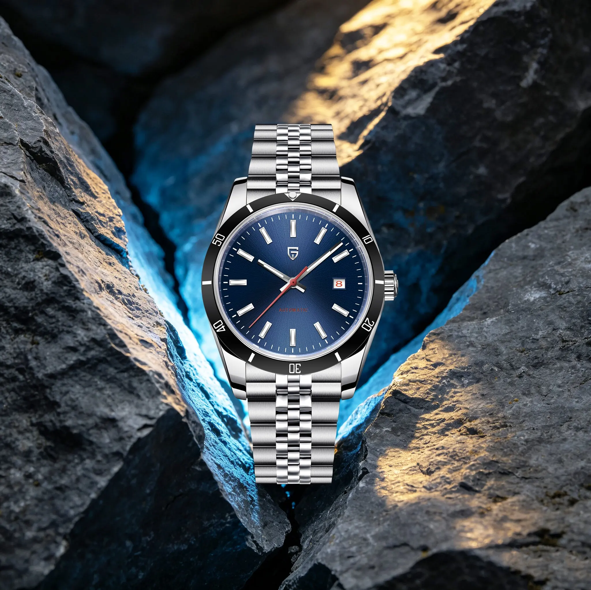 Montres mécaniques haut de gamme PAGANI DESIGN pour hommes matures, montre de plongée saphir lumineuse, luxueuse et idéale comme cadeau.