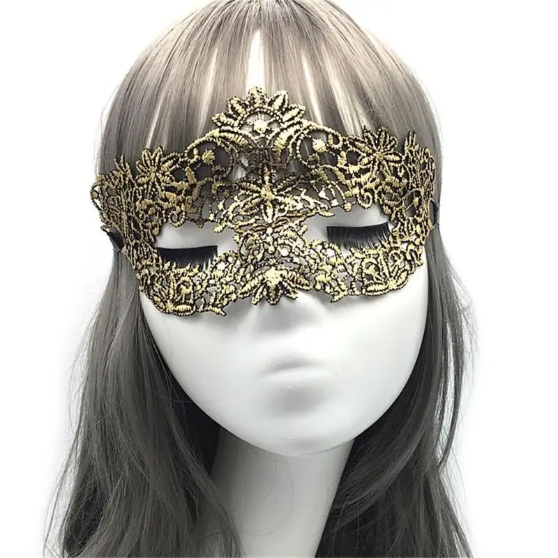 

652F Elegant Face Mask Fun VintageMasquerade Mask for Women Men Cosplays Photo Unisex Elegant Mask