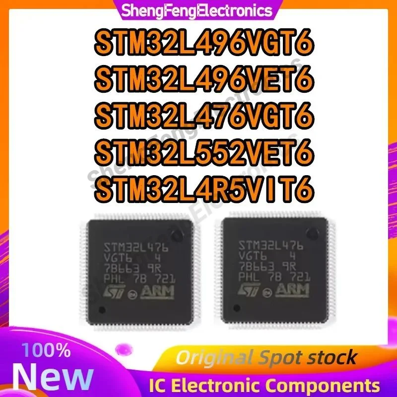 

STM32L476VGT6 STM32L496VET6 STM32L496VGT6 STM32L4R5VIT6 STM32L552VET6 STM32L STM32 STM IC MCU Новый оригинальный чип LQFP100 на складе
