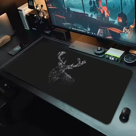 Polygon Deer Art Mouse Pad Hot Large Computer Office Game Table Mat XXL Rubber Anti-slip Gaming Keyboard Mousepad Long Desk Pads