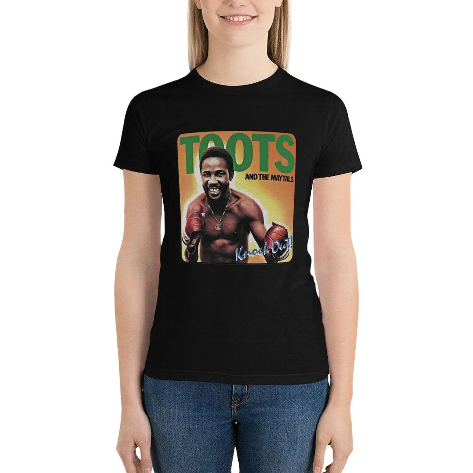 Vintage Photograp Toots Hibbert And The Maytals Knock OutAwesome For Music Fan T-Shirt lady clothes Women t shirt