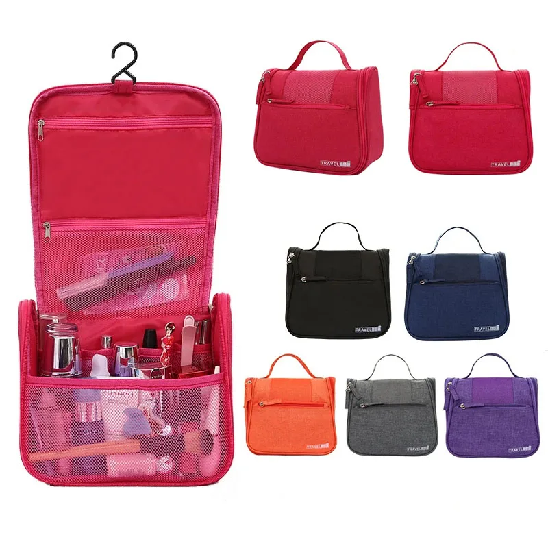 NEW High Quality Women Makeup Bags Travel Cosmetic Bag Toiletries Organizer Waterproof Storage Neceser Hanging Bathroom Wash Bag