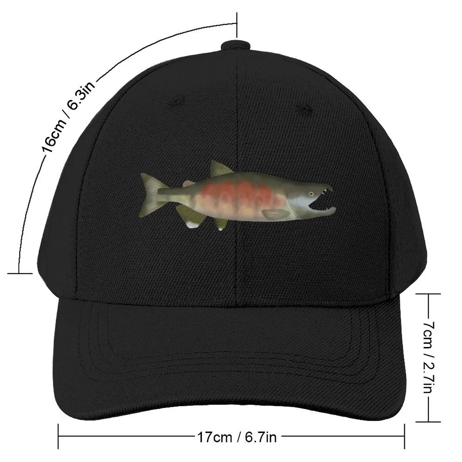 Chum (Dog) Salmon - Spawning Phase Baseball Cap black Kids Hat tea Hat Trucker Hat Men's Hats Women's