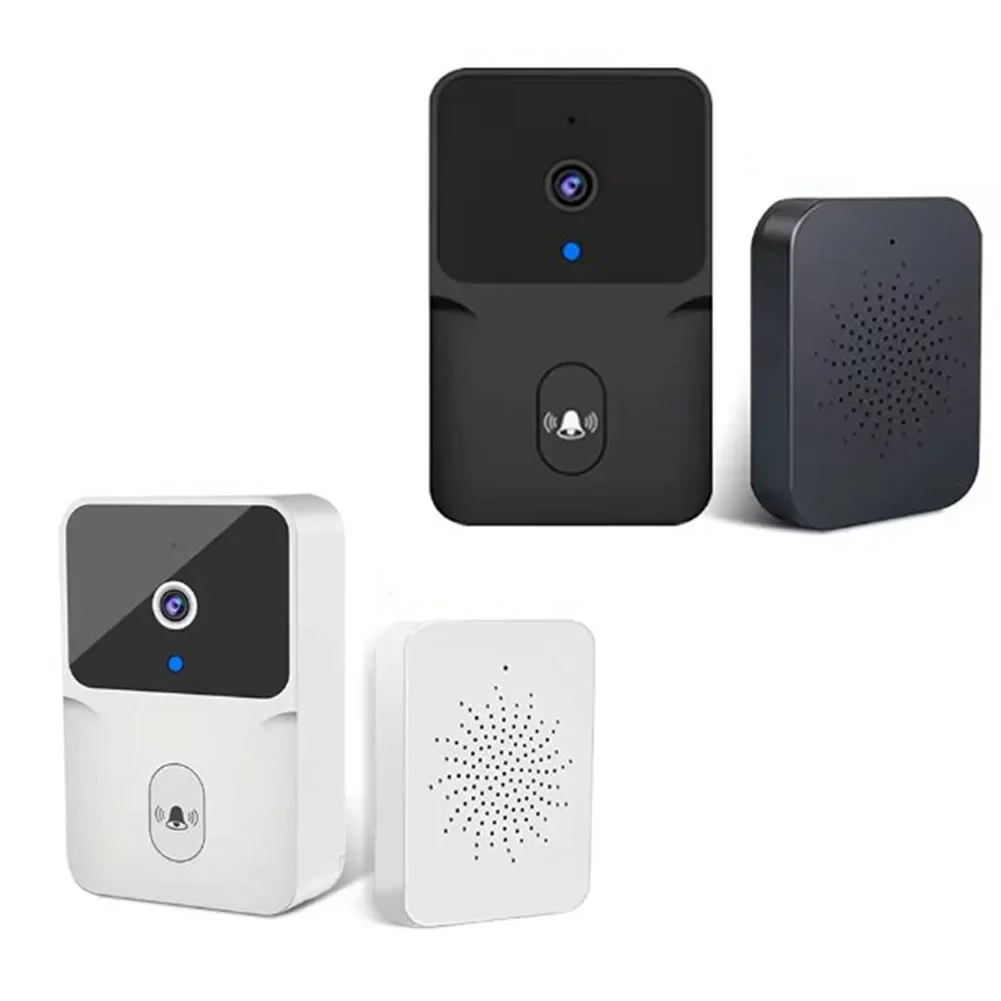 

1080P HD Camera Smart Video Doorbell 3.17inch*1.79inch Live Video Feed PIR Motion Detection Rechargeable Battery