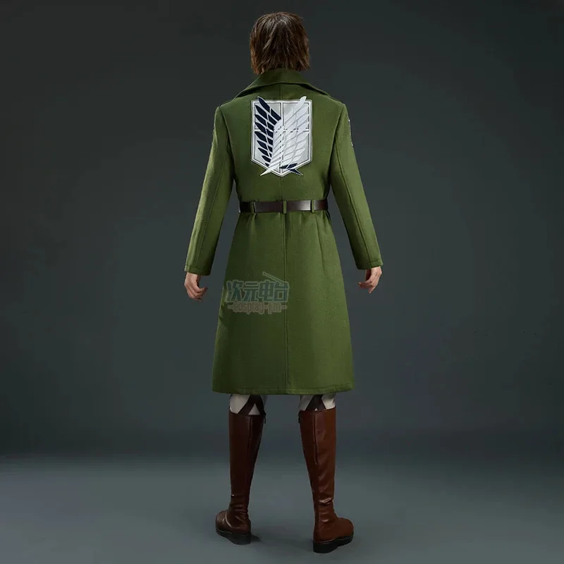 Attack on Titan Anime Cosplay Season 4 Scout Regiment Eren Jager Armin Arlert Navy Green Jacket Halloween Costumes for Women Men