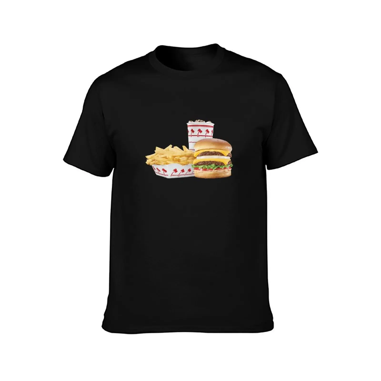 Delicious In-N-Out Meal T-Shirt Soft Stretch Short Sleeve Top