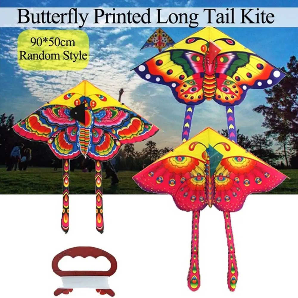 Gadget Outdoor Sports Butterfly Gift For Children Long Tail Kite Easy Fly Butterfly Kite Flying    Flying Bird Kite
