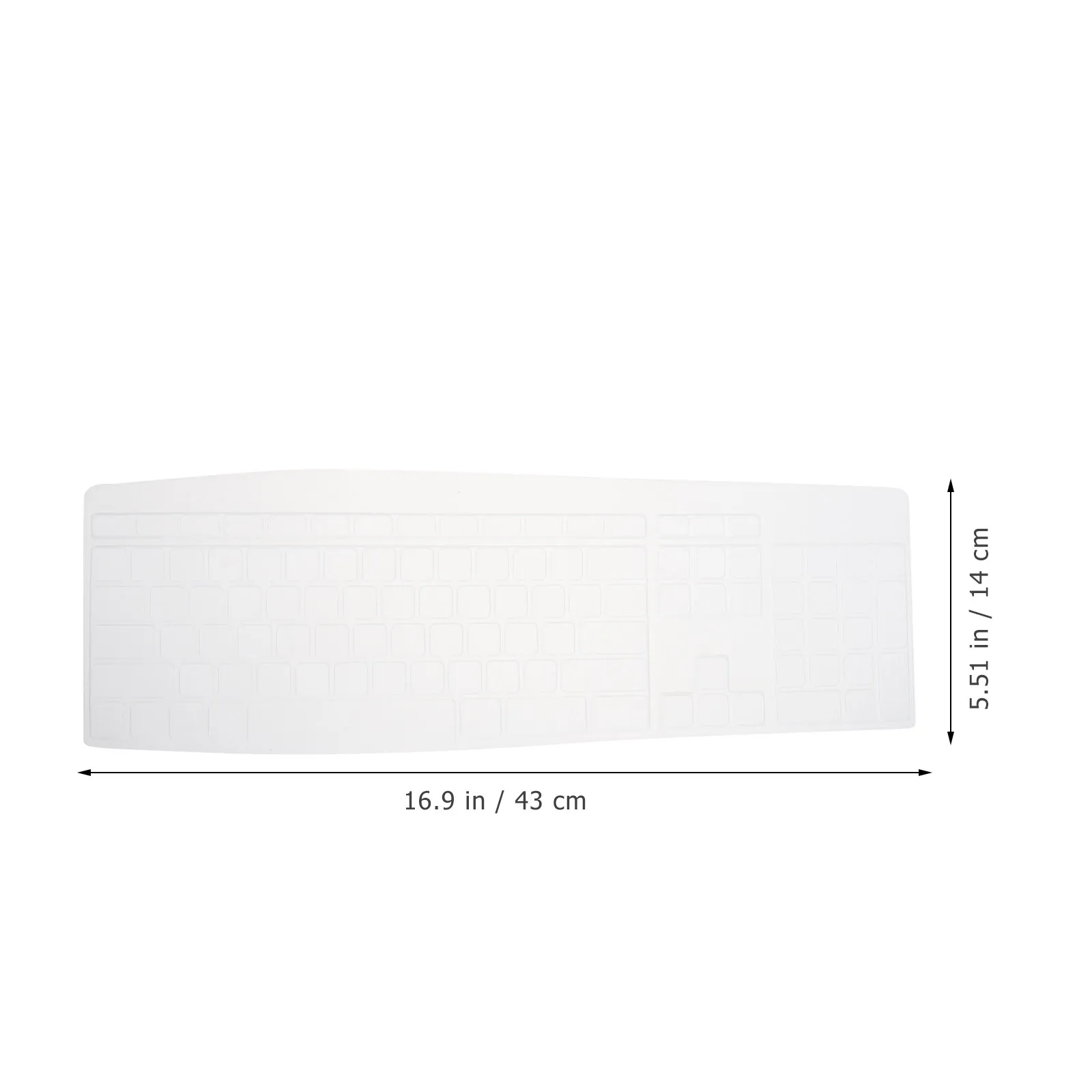 Engineered Silicone Keyboard Protector Skin for Mk850 Computer Keyboard Ultra-Thin Reusable Washable Noise-Reducing Surface