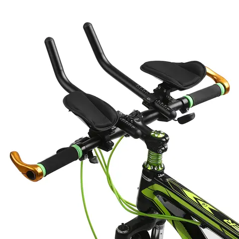 자전거 휴식 핸들바 사이클 에어로 바 자전거 휴식 핸들 바 트라이애슬론 MTB 로드 바이크 팔걸이 바 자전거 에어로바
