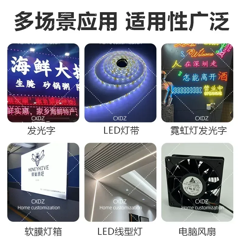 LED Dimming Controller DC 5V 12V 24V for Light Strip and Light Box with Remote Control Brightness Adjustment Switch