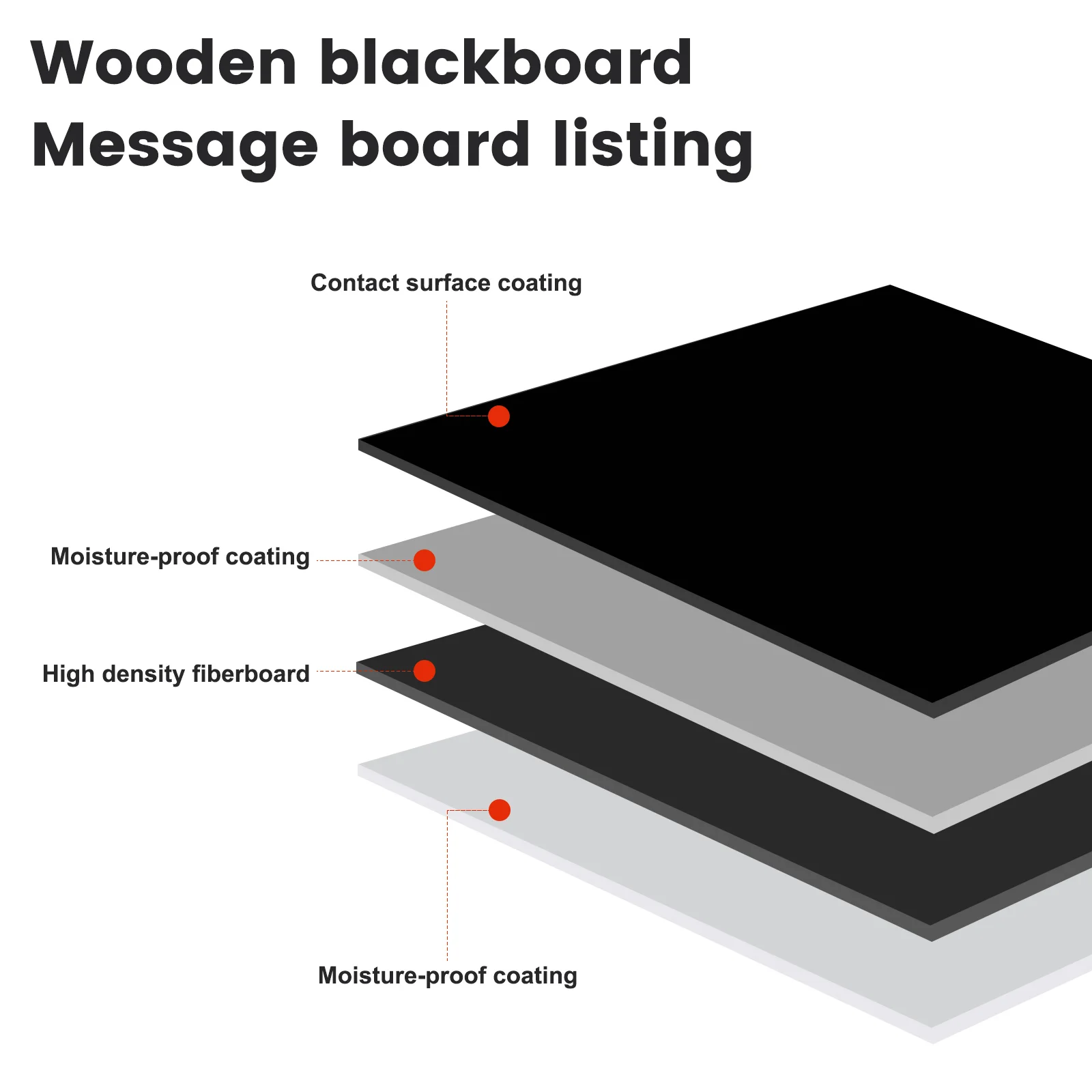 Rechthoek Krijtborden Opknoping Creatieve Krijtborden Bord Welkomstbord Diy Board Voor Home Hotel