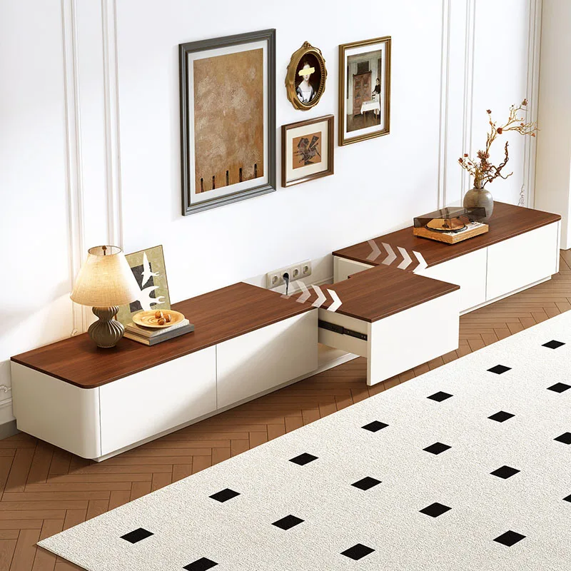 Modern Luxury Tv Stands Living Room Wood Universal Designer Organizer Storage Tv Table Drawers Muebles Para Tv Trendy Furniture