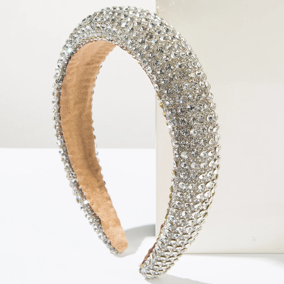 European and American Fashion Full Diamond Shiny Sponge Hair Hoop, Women's Fashion Full Sky Star Super Flash Ball Party Headband