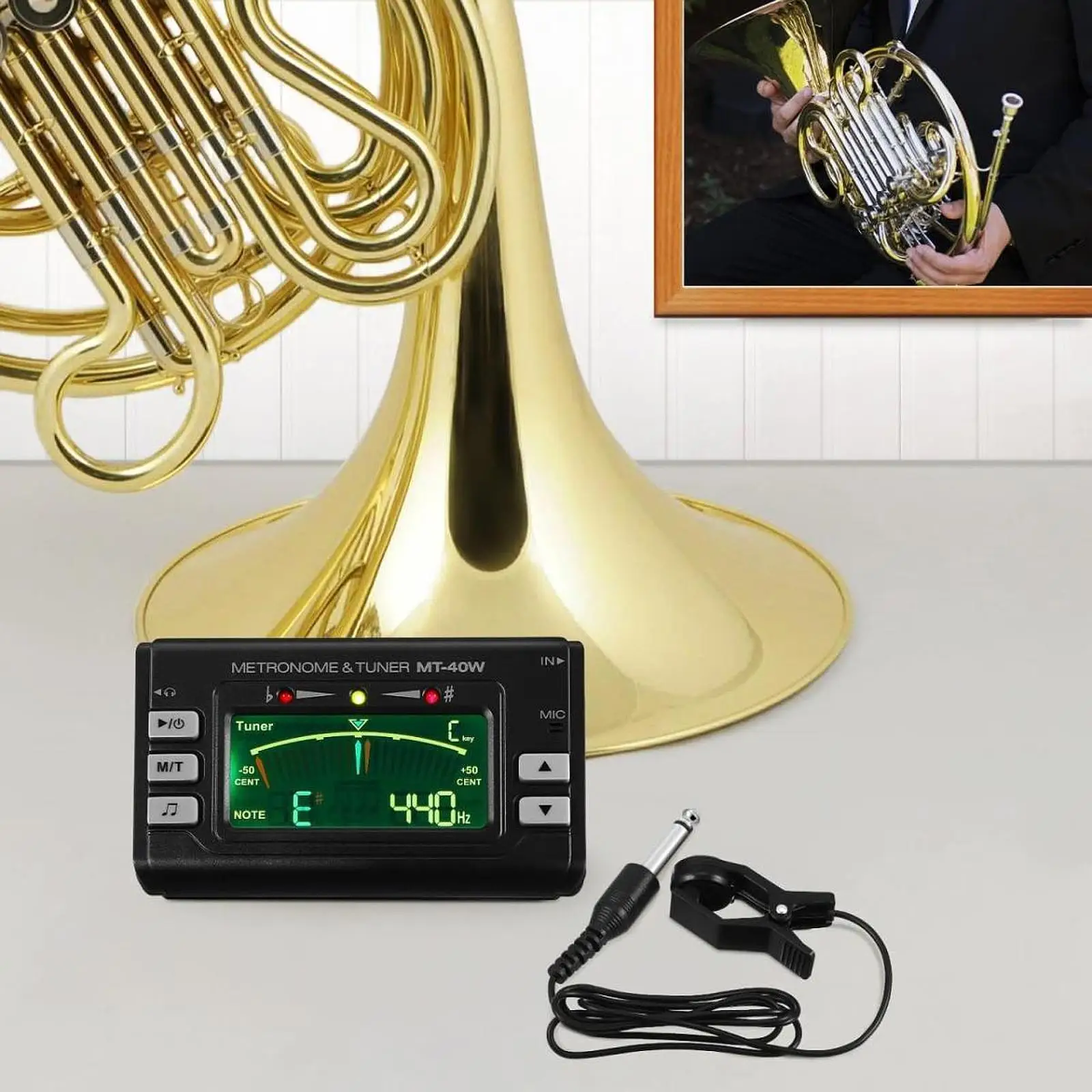 Metronome Tuner 3 in 1 for String and Wind Instruments Saxophone Clarinets