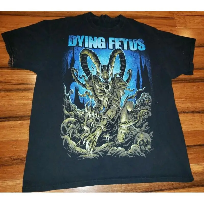 Dying Fetus demon in hell skulls T shirt Cotton tee All Sizes BO1343