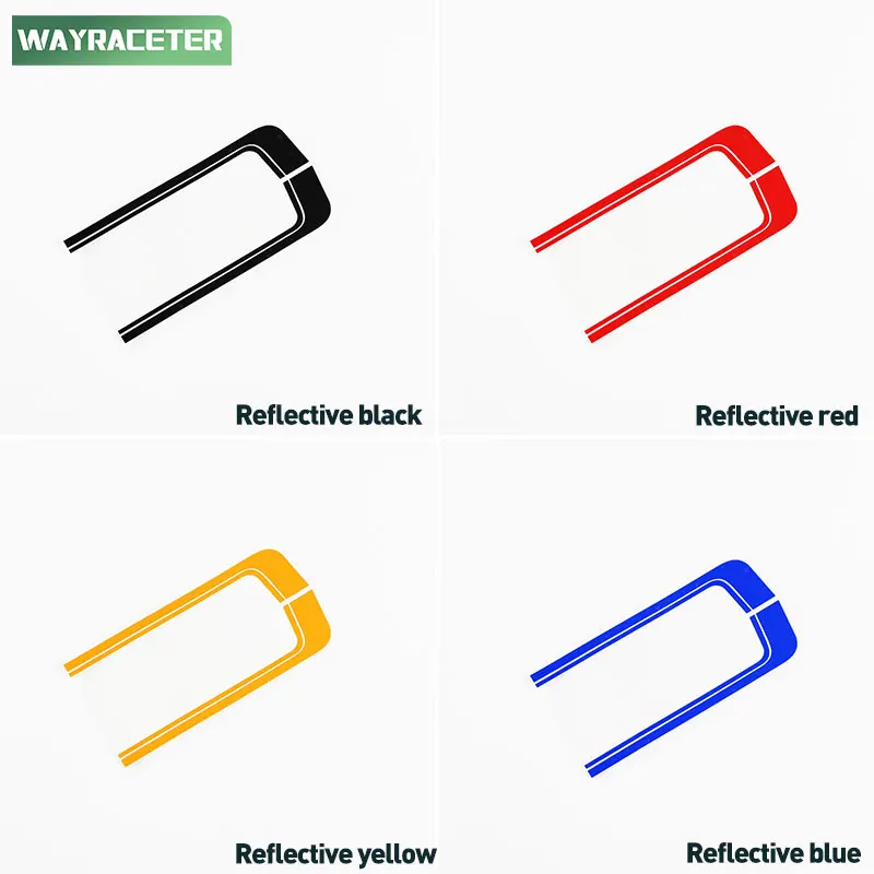 2 Pcs/Set Car Rearivew Mirror Stripes Vinyl Decal Sticker For MINI Cooper J01 F65 F66 F67 F60 F56 F55 F57 J05 F54 TR60 R55 R56