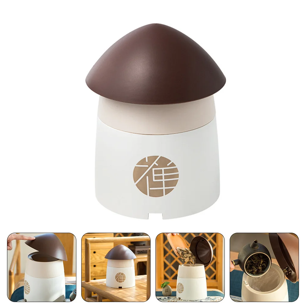 

Plastic Trash Can Sturdy Large Opening Kitchen Waste Paper Basket Lid Cartoon Push Rubbish Can Household Container ABS