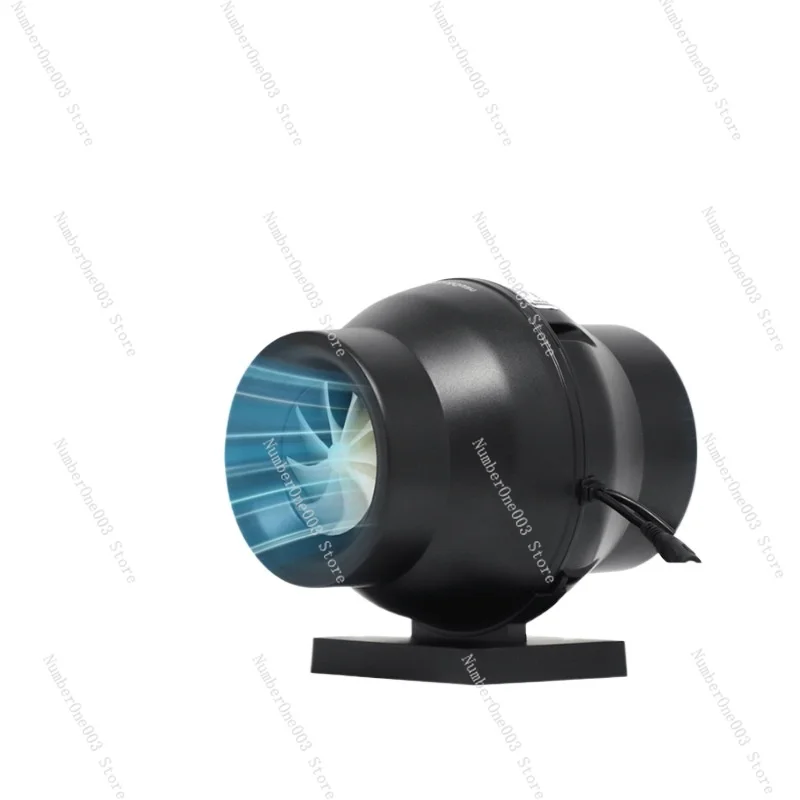Fixation-free Super-strong 110-pipe Pressurized Exhaust Fan, Silent Bathroom Household Exhaust Ventilation Fan 4 Inches