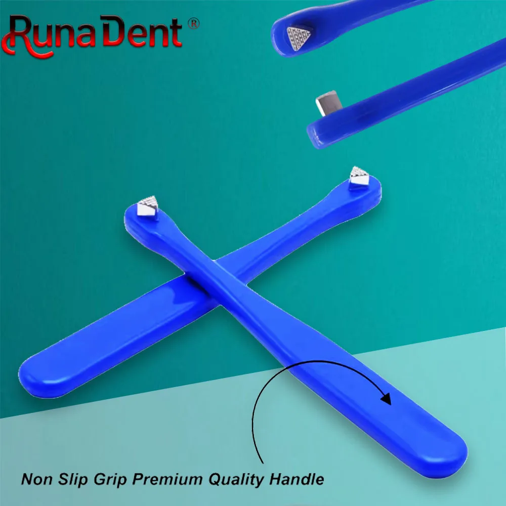 

Dental Orthodontic Band Pusher Seater Serrated Tip Molar Band Bite Stick Instrument for Manual Bracket Band Seating Tools